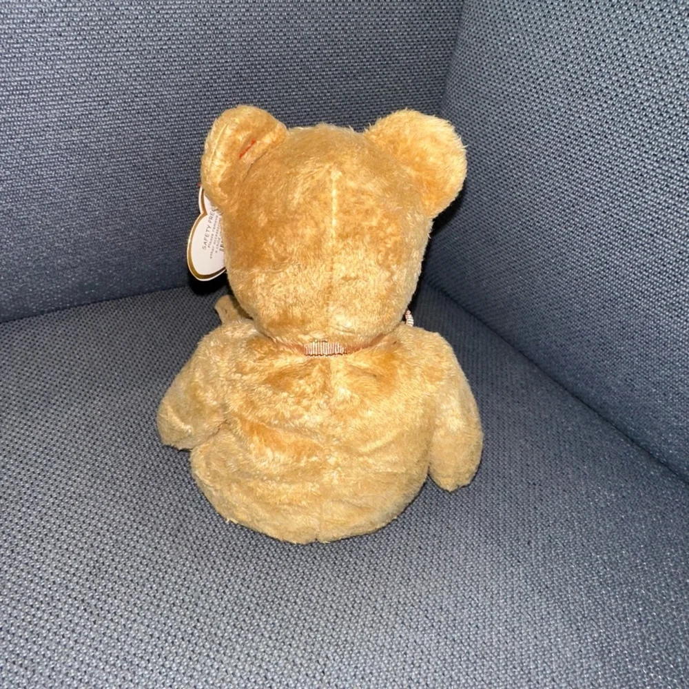 Ty Beanie Baby Bear Plush Toy, Brown, Cashew 2000 New NWT Vintage - Picture 6 of 11